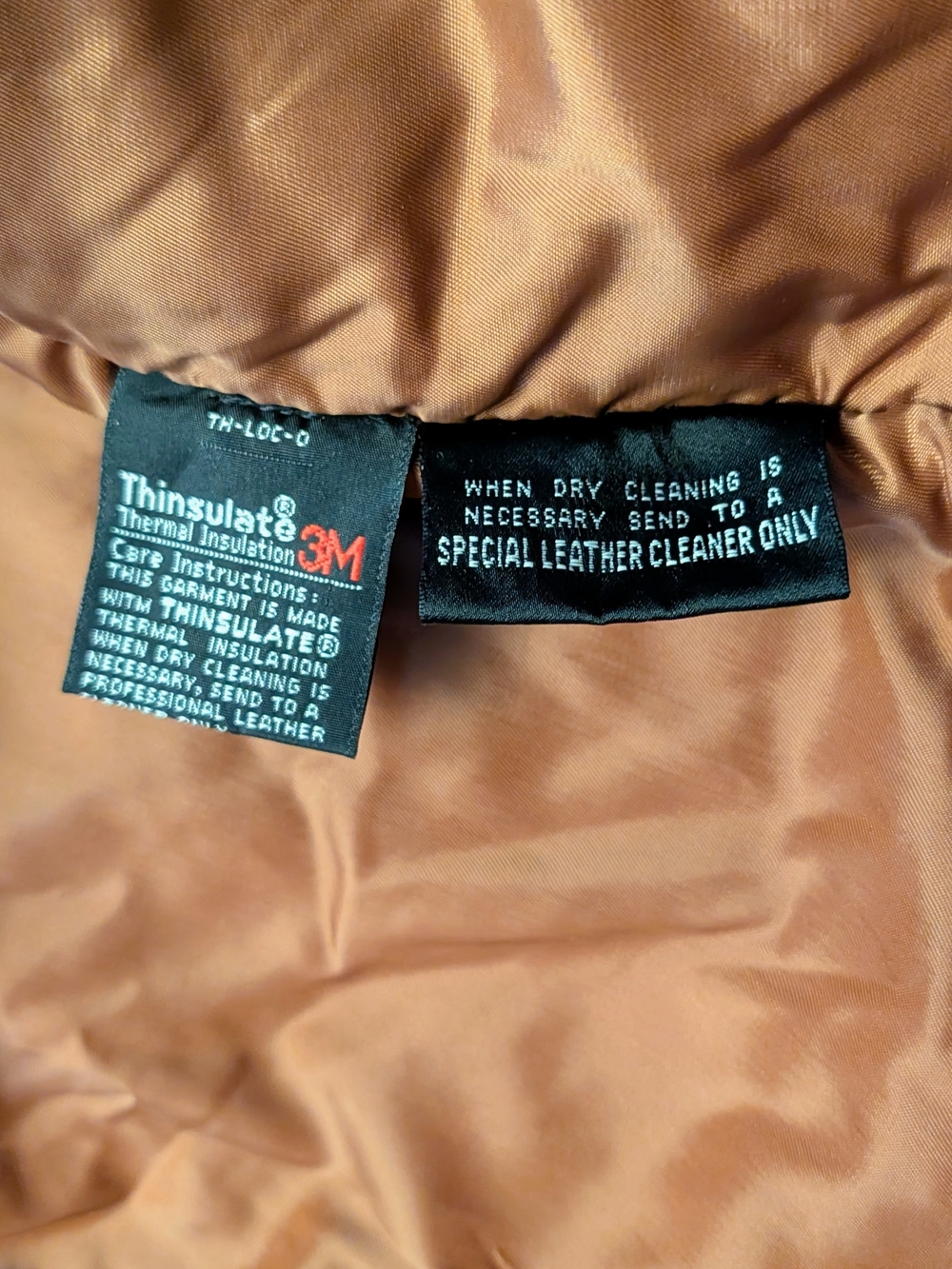 RARE Vintage 80s Wilsons Leather Insulated Suede & Embossed Western Coat Size XL - Picture 10 of 12